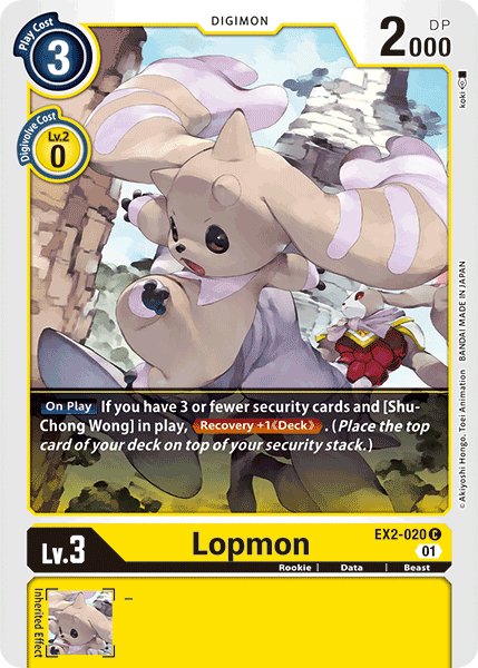 Lopmon [EX2-020] [Digital Hazard] | Mindsight Gaming