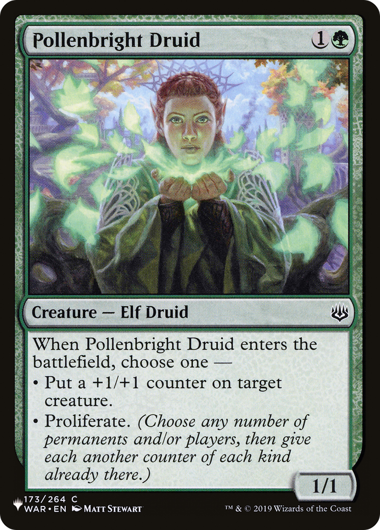 Pollenbright Druid [The List Reprints] | Mindsight Gaming