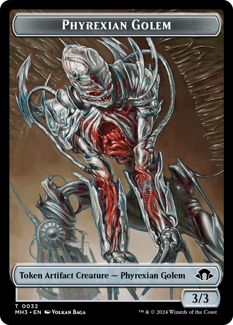 Phyrexian Golem Token [Modern Horizons 3 Tokens] | Mindsight Gaming