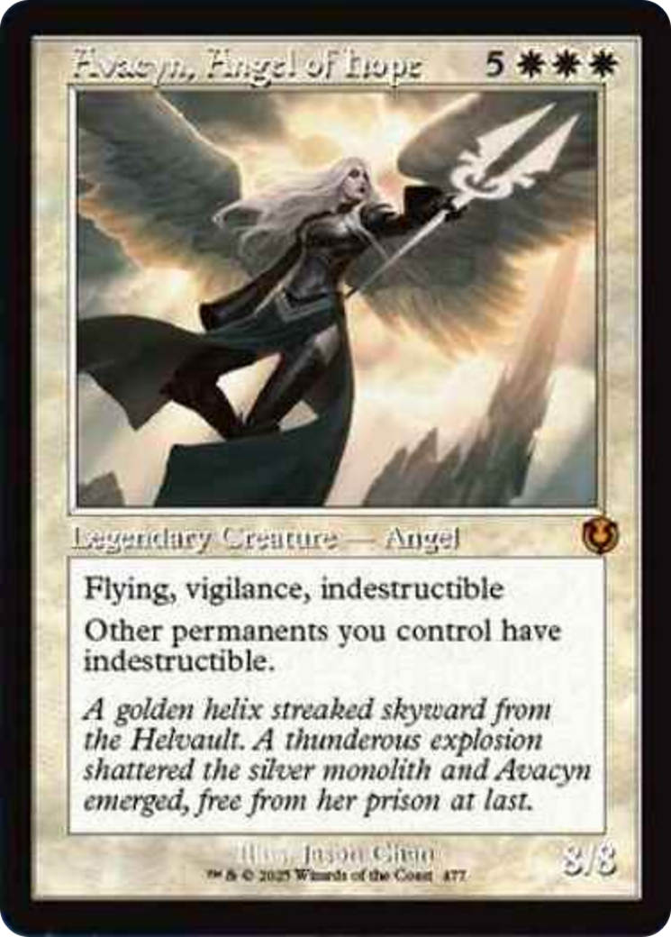 Avacyn, Angel of Hope (Retro Frame) [Innistrad Remastered] | Mindsight Gaming