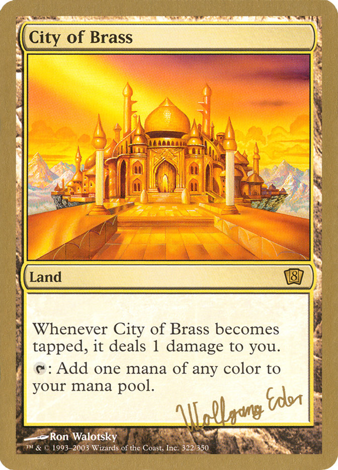 City of Brass (Wolfgang Eder) [World Championship Decks 2003] | Mindsight Gaming