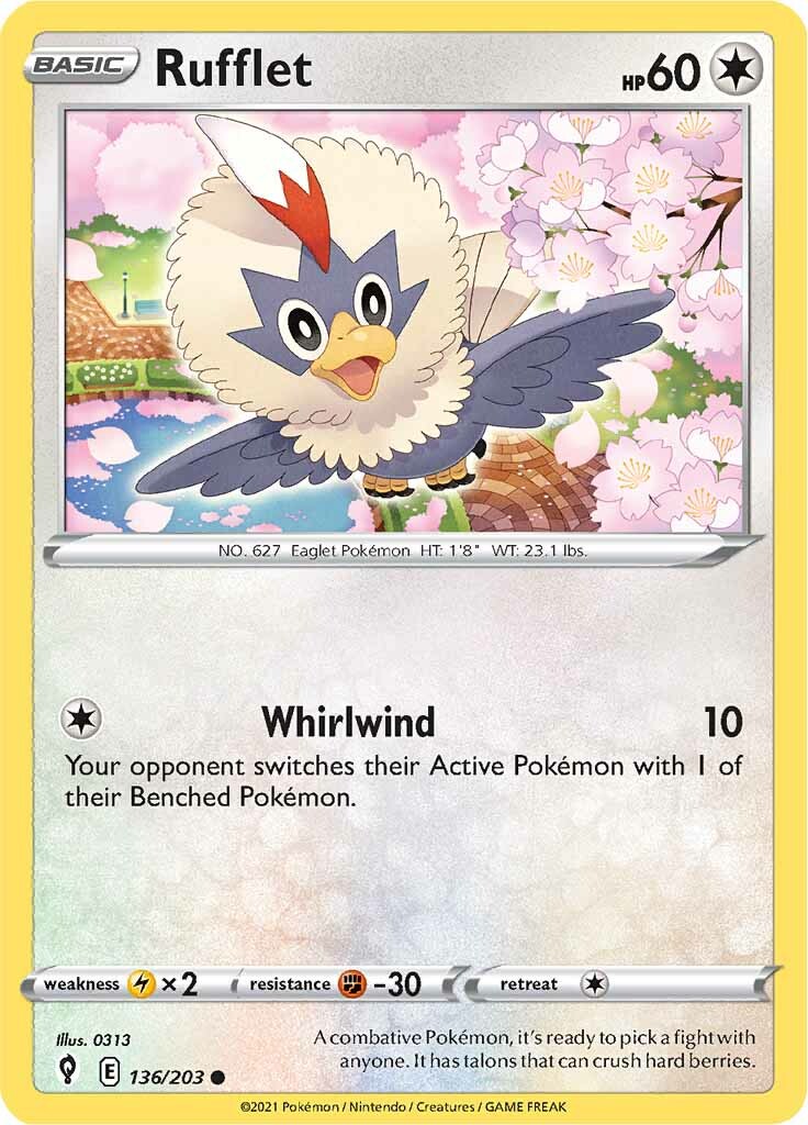 Rufflet (136/203) [Sword & Shield: Evolving Skies] | Mindsight Gaming