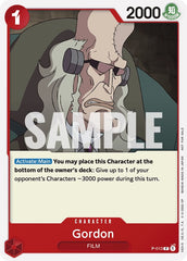 Gordon (One Piece Film Red) [One Piece Promotion Cards] | Mindsight Gaming