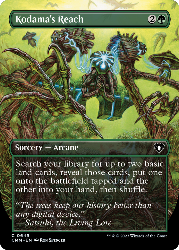 Kodama's Reach (Borderless Alternate Art) [Commander Masters] | Mindsight Gaming