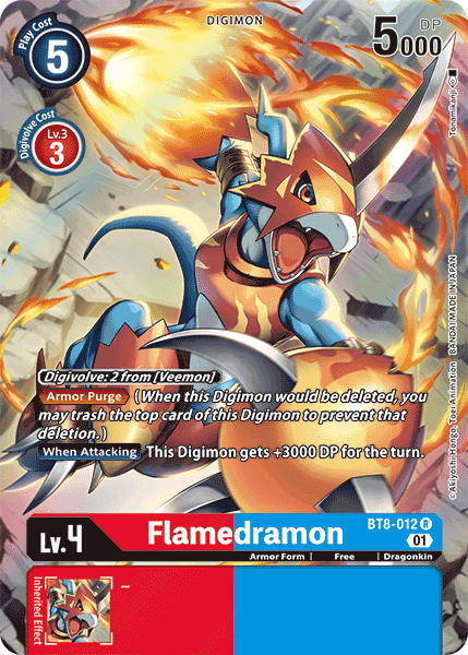 Flamedramon [BT8-012] (Alternate Art) [New Awakening] | Mindsight Gaming