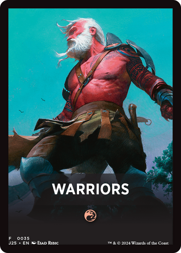 Warriors Theme Card [Foundations Jumpstart Front Cards] | Mindsight Gaming