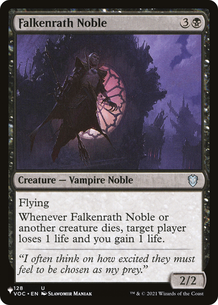 Falkenrath Noble [The List Reprints] | Mindsight Gaming