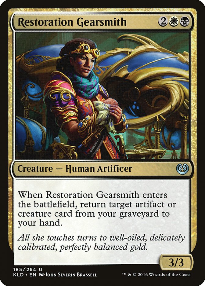 Restoration Gearsmith [Kaladesh] | Mindsight Gaming