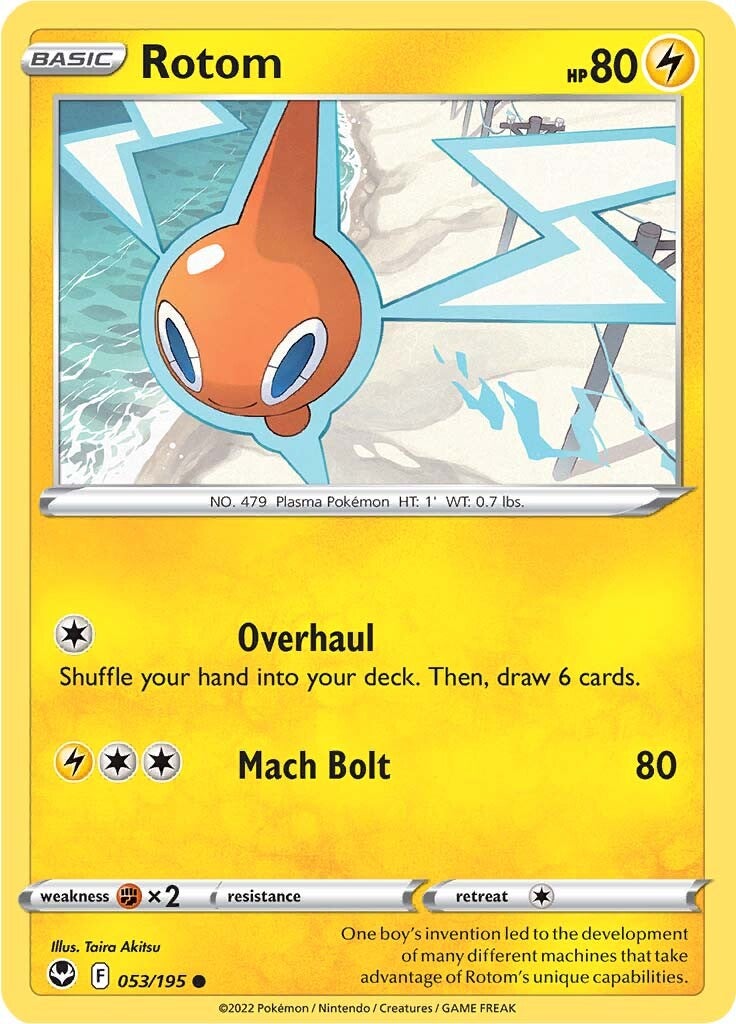 Rotom (053/195) [Sword & Shield: Silver Tempest] | Mindsight Gaming