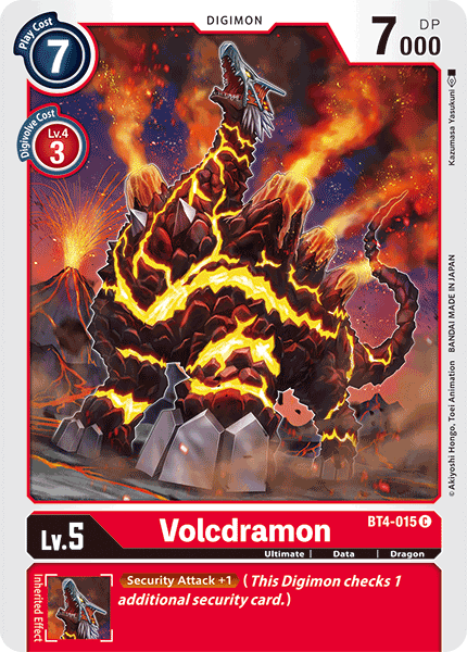 Volcdramon [BT4-015] [Great Legend] | Mindsight Gaming