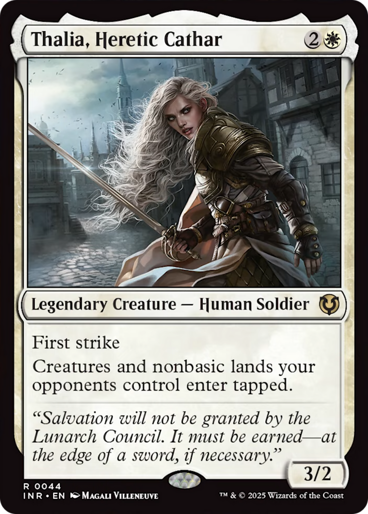 Thalia, Heretic Cathar [Innistrad Remastered] | Mindsight Gaming