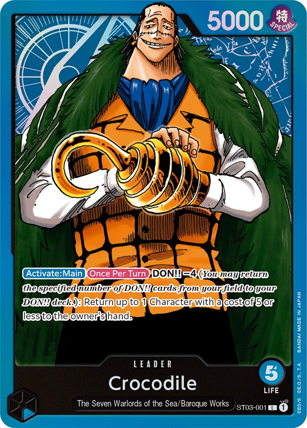 Crocodile (001) [Starter Deck: The Seven Warlords of The Sea] | Mindsight Gaming