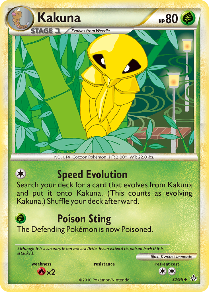 Kakuna (32/95) [HeartGold & SoulSilver: Unleashed] | Mindsight Gaming