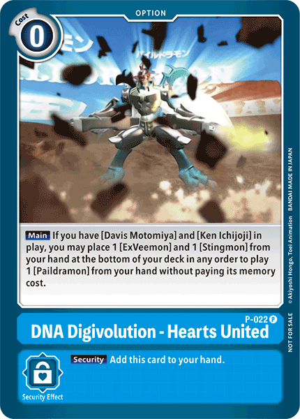 DNA Digivolution - Hearts United [P-022] [Promotional Cards] | Mindsight Gaming