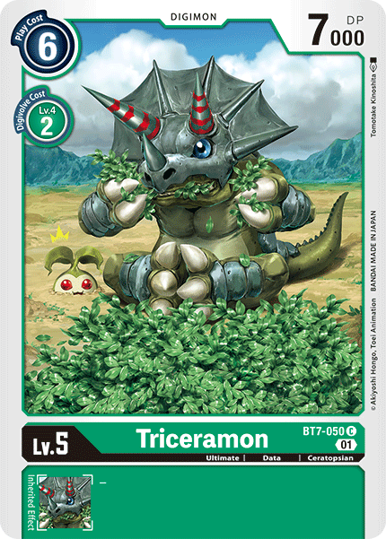 Triceramon [BT7-050] [Next Adventure] | Mindsight Gaming