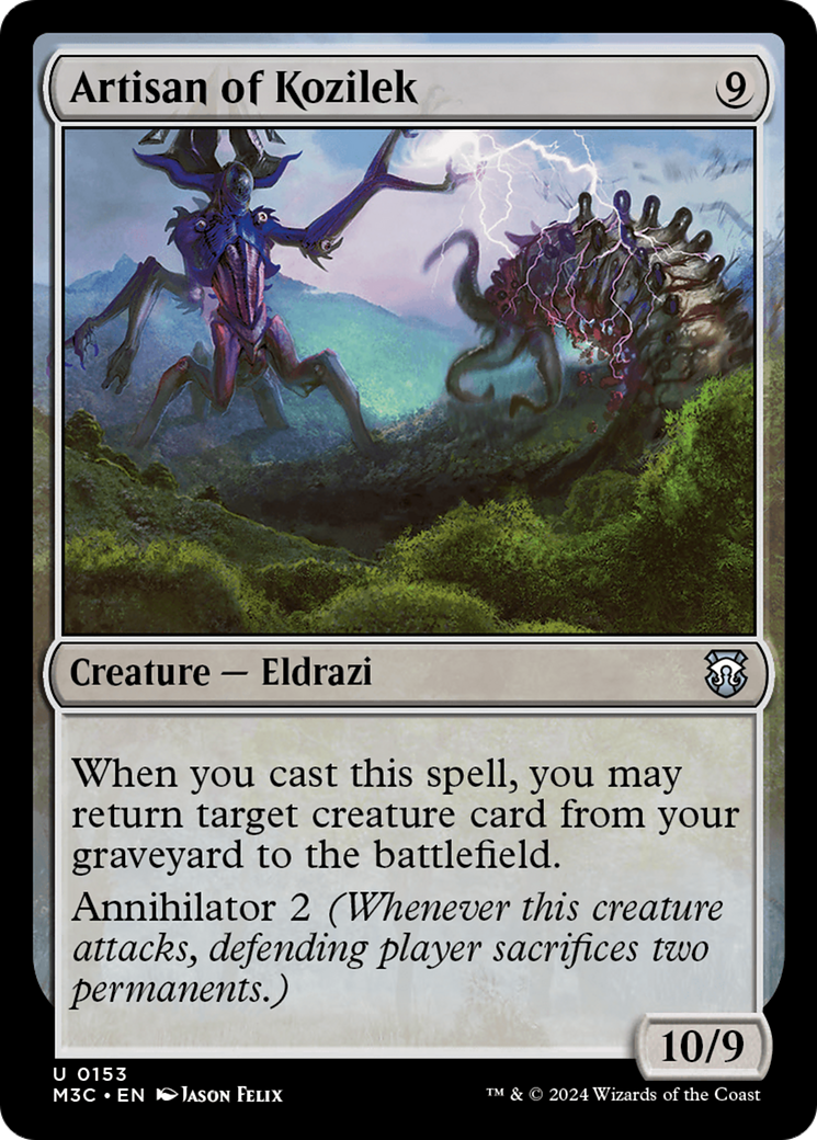 Artisan of Kozilek (Ripple Foil) [Modern Horizons 3 Commander] | Mindsight Gaming