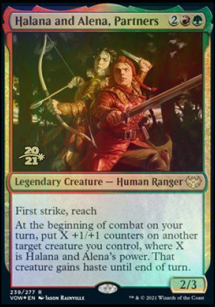 Halana and Alena, Partners [Innistrad: Crimson Vow Prerelease Promos] | Mindsight Gaming