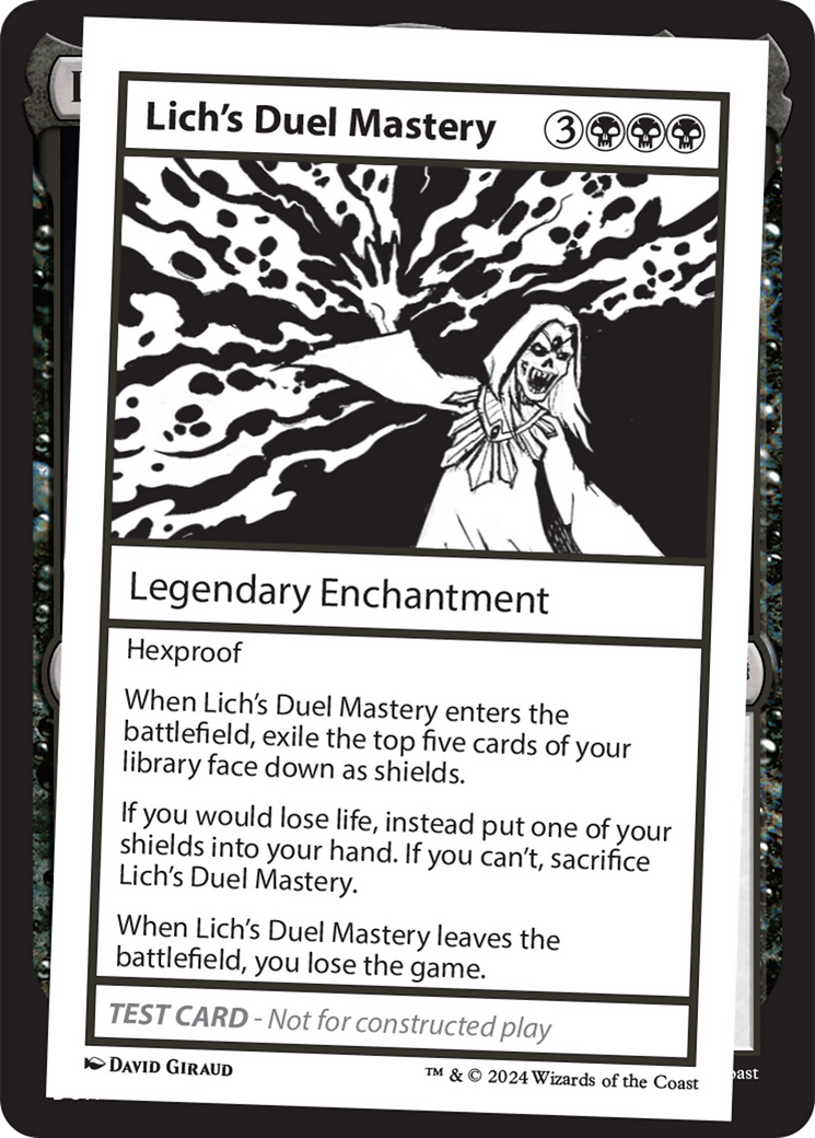 Lich's Duel Mastery [Mystery Booster 2 Playtest Cards] | Mindsight Gaming