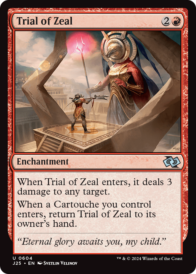 Trial of Zeal [Foundations Jumpstart] | Mindsight Gaming