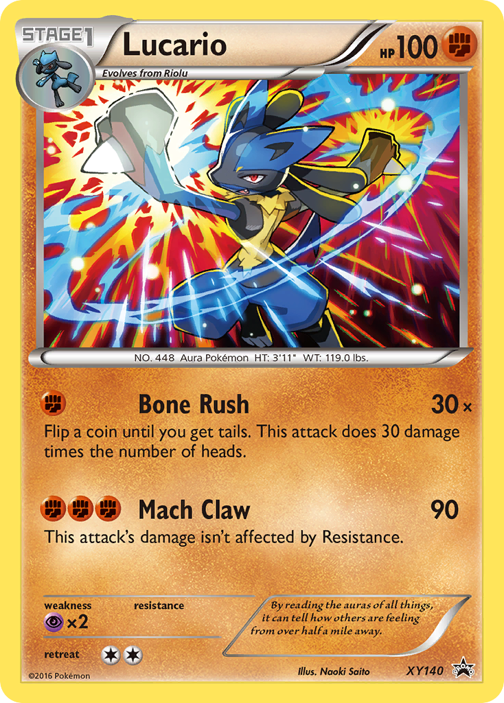 Lucario (XY140) [XY: Black Star Promos] | Mindsight Gaming