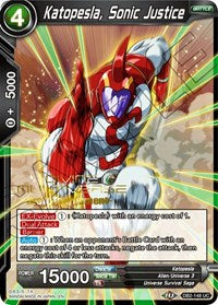 Katopesla, Sonic Justice (Divine Multiverse Draft Tournament) (DB2-148) [Tournament Promotion Cards] | Mindsight Gaming