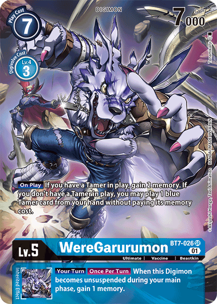 WereGarurumon [BT7-026] (Alternate Art) [Next Adventure] | Mindsight Gaming