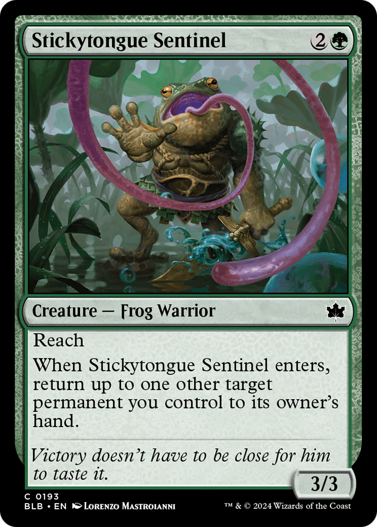 Stickytongue Sentinel [Bloomburrow] | Mindsight Gaming