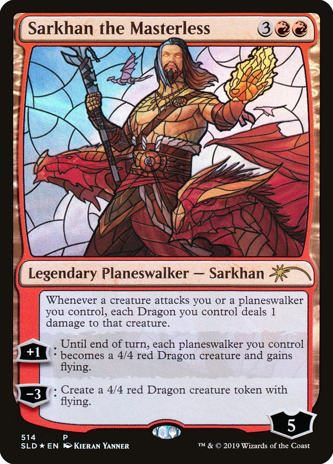 Sarkhan the Masterless (Stained Glass) [Secret Lair Drop Promos] | Mindsight Gaming