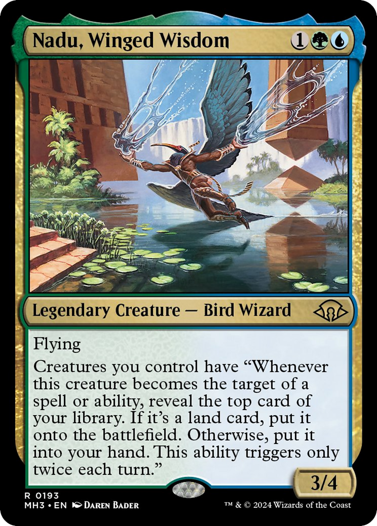 Nadu, Winged Wisdom [Modern Horizons 3] | Mindsight Gaming