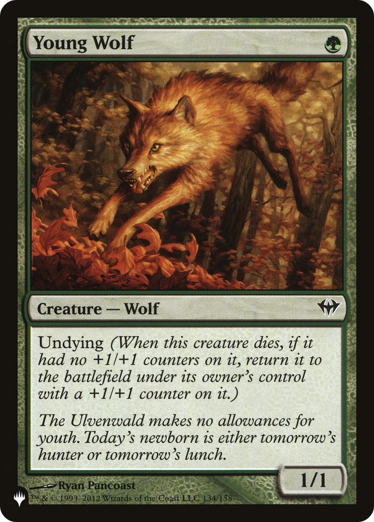 Young Wolf [The List Reprints] | Mindsight Gaming