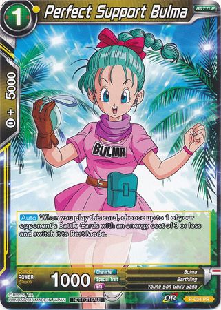 Perfect Support Bulma (Non-Foil) (P-034) [Promotion Cards] | Mindsight Gaming