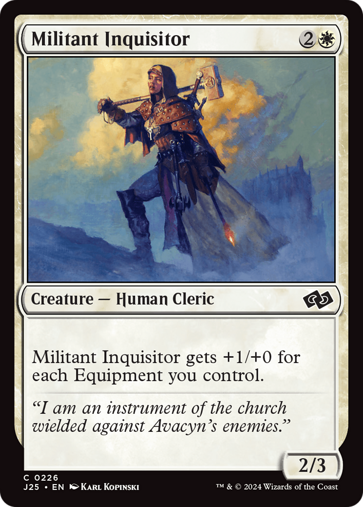 Militant Inquisitor [Foundations Jumpstart] | Mindsight Gaming