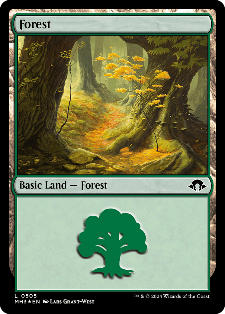 Forest (0505) (Ripple Foil) [Modern Horizons 3] | Mindsight Gaming