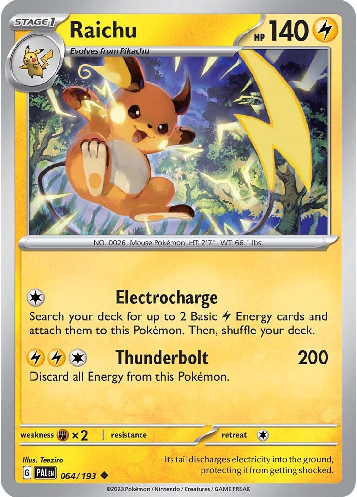 Raichu (064/193) [Scarlet & Violet: Paldea Evolved] | Mindsight Gaming