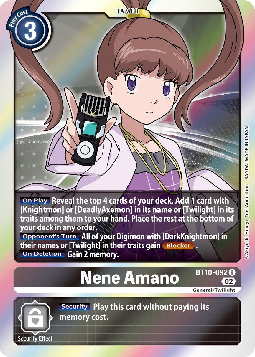 Nene Amano [BT10-092] [Xros Encounter] | Mindsight Gaming