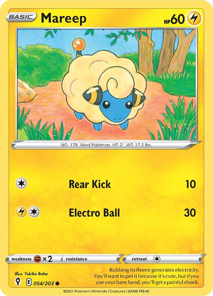 Mareep (054/203) [Sword & Shield: Evolving Skies] | Mindsight Gaming