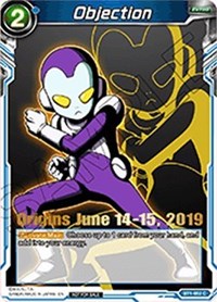 Objection (Origins 2019) (BT1-052_PR) [Tournament Promotion Cards] | Mindsight Gaming