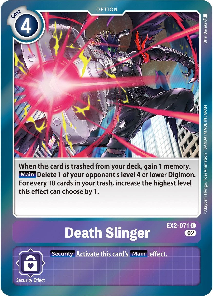 Death Slinger [EX2-071] (Alternate Art) [Starter Deck: Beelzemon Advanced Deck Set] | Mindsight Gaming