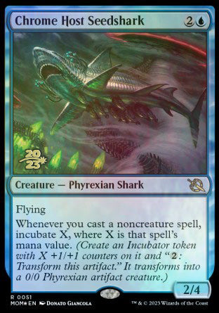 Chrome Host Seedshark [March of the Machine Prerelease Promos] | Mindsight Gaming