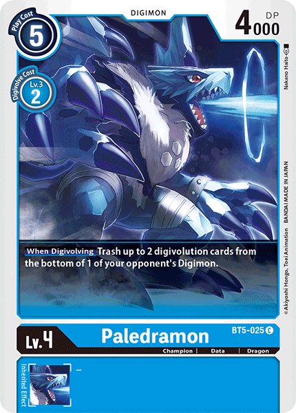 PaleDramon [BT5-025] [Battle of Omni] | Mindsight Gaming