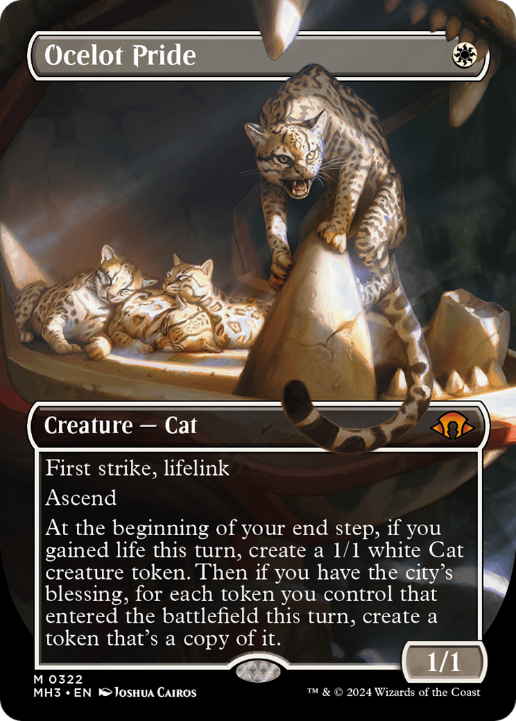 Ocelot Pride (Borderless) [Modern Horizons 3] | Mindsight Gaming