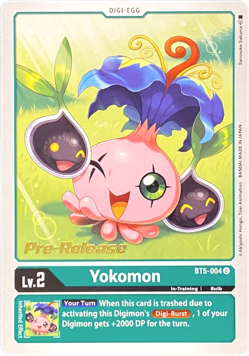 Yokomon [BT5-004] [Battle of Omni Pre-Release Promos] | Mindsight Gaming