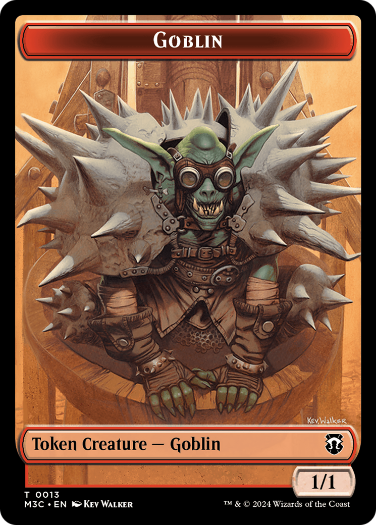 Tarmogoyf // Goblin Double-Sided Token [Modern Horizons 3 Commander Tokens] | Mindsight Gaming