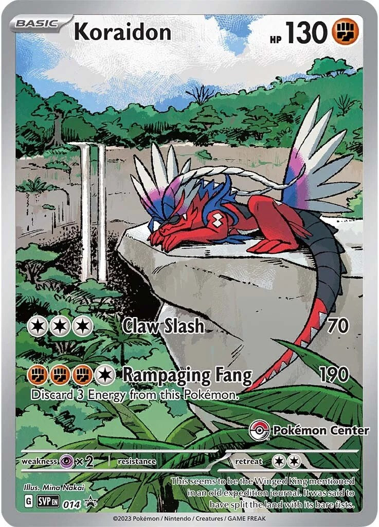 Koraidon (124/198) (Pokemon Center Exclusive) [Scarlet & Violet: Black Star Promos] | Mindsight Gaming