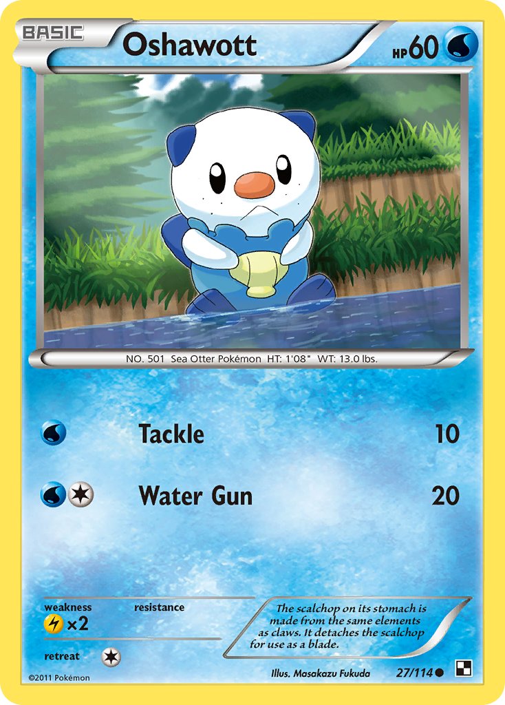 Oshawott (27/114) [Alternate Art Promos] | Mindsight Gaming