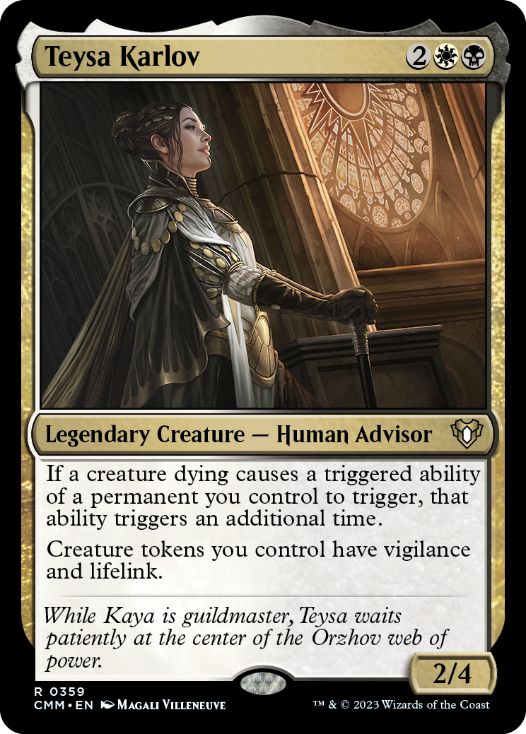 Teysa Karlov [Commander Masters] | Mindsight Gaming