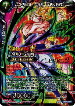 Gogeta, Hero Revived (Level 2) (BT5-038) [Judge Promotion Cards] | Mindsight Gaming