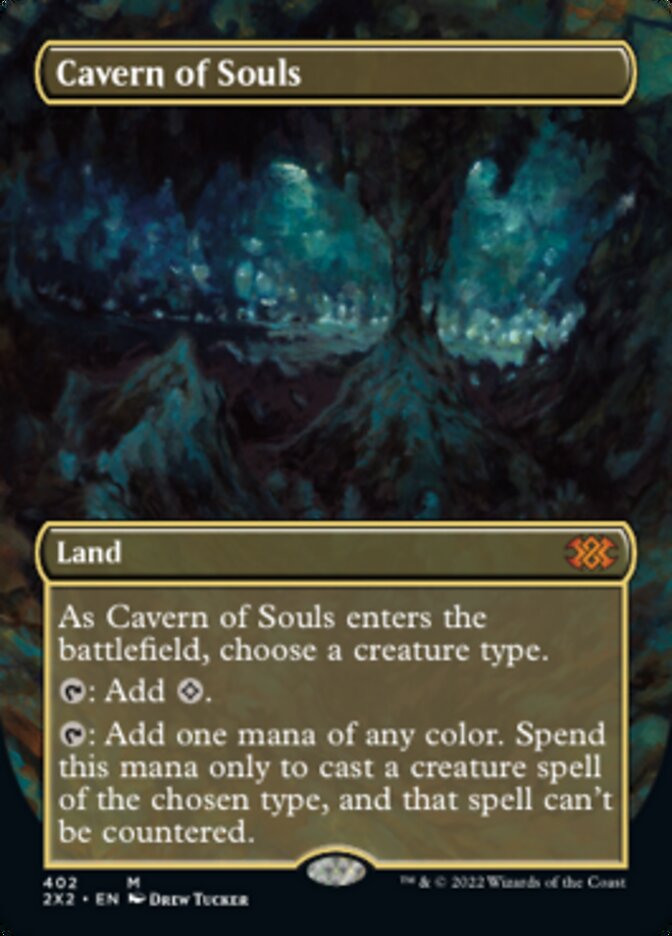 Cavern of Souls (Borderless Alternate Art) [Double Masters 2022] | Mindsight Gaming