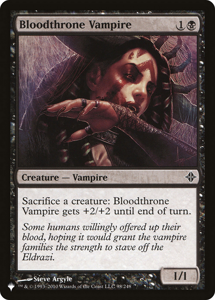 Bloodthrone Vampire [The List] | Mindsight Gaming