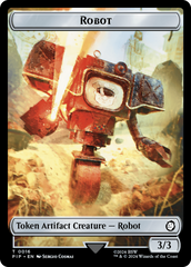 Junk // Robot Double-Sided Token [Fallout Tokens] | Mindsight Gaming